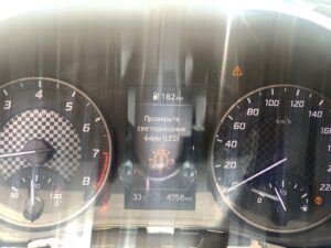 Проверьте светодиодные фары (LED) Hyundai Accent Solaris удалить ошибку в Алматы